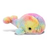 DolliBu Rainbow Whale Stuffed Animal – Soft Huggable Whale Stuffed