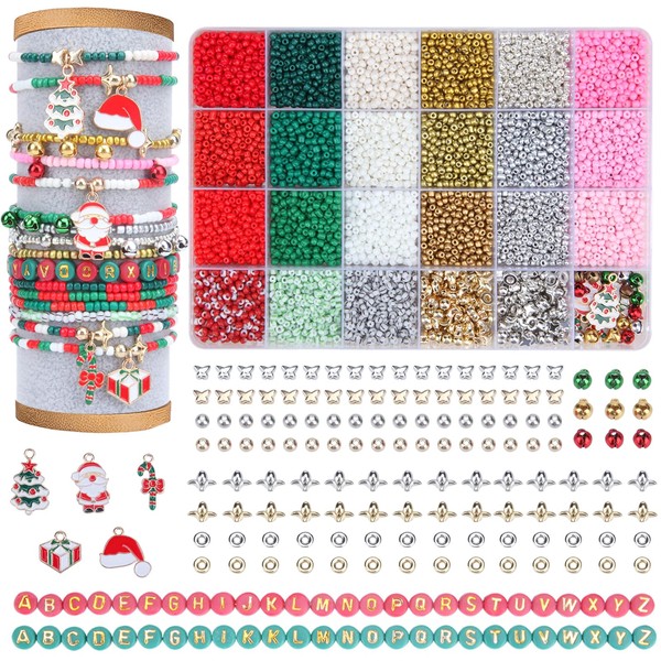 WLIAGYE Clay Beads Set DIY Beads for Bracelets, Polymer Clay