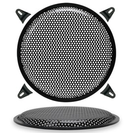 Tongze 10 Inches Speaker Grill Cover: Metal Round Hole Subwoofer Grill Cover Protector, Car Audio Speaker Grill Cover(Pack of 2)
