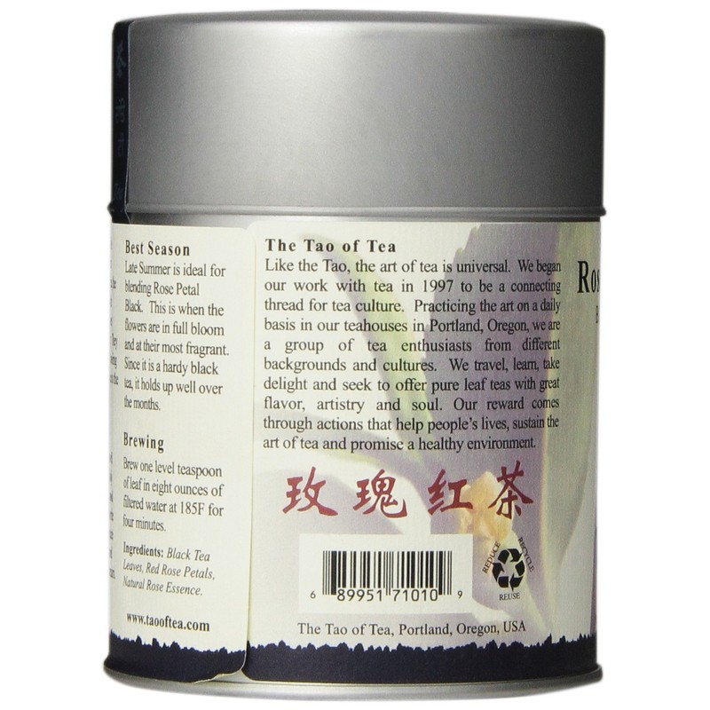 The Tao of Tea Rose Petal Black Tea, Loose Leaf,