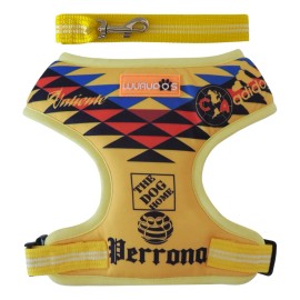 Arnés Pechera Ajustable Antitirones Para Perro Chico Mediano America Fc 2