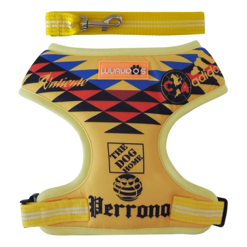 Arnés Pechera Ajustable Antitirones Para Perro Chico Mediano America Fc
