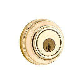 Kwikset 985 3 SMT CP K4 V1 Signature Brass Double Cylinder Deadbolt with SmartKey - Quantity 1