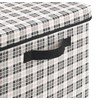 Whitmor Christmas Storage Box with ID Label - Plaid
