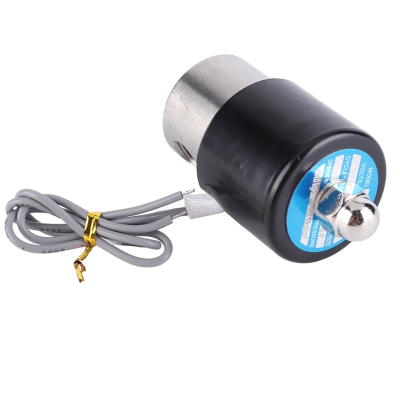 DC 12V G1/4" Stainless Steel 304 Normally Closed Electric Solenoid