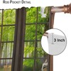 AuiMzoo Landscape Curtains, 3D Window Spring Forest Wildlife Nature Scenery,