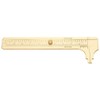 Brass Vernier Caliper Copper Alloy Mini Brass Sliding Bag Brake