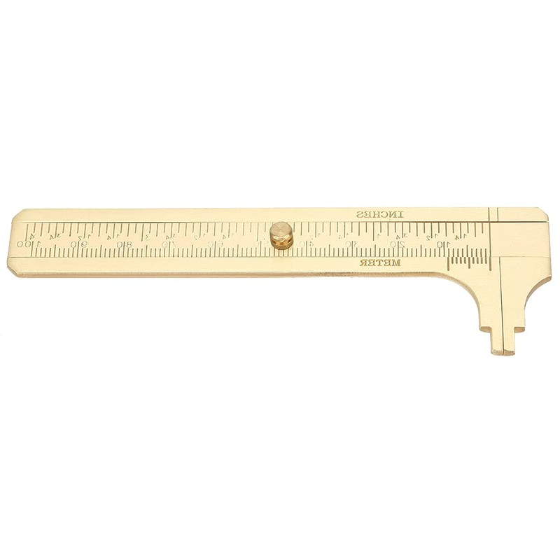 Brass Vernier Caliper Copper Alloy Mini Brass Sliding Bag Brake