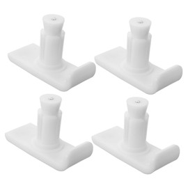 TOVINANNA 4pcs Nonstick Walker Ski Glides for Walker Feet Accessories Shockproof and Slip Design for Seniors and Walking Devices