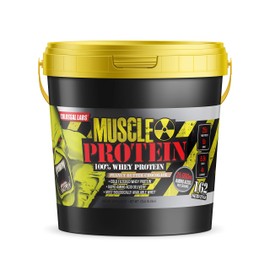 COLOSSAL LABS Muscle Protein Whey Powder [12 lbs/Pack of 1]– Cold Filtered, 25g Pure Protein, 6.6g BCAAs (Packaging May Vary) (12LB, Peanut Butter Chocolate)