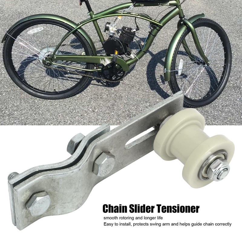 Chain Tensioner Roller Heavy Duty Slider Adjuster for 49cc 66cc