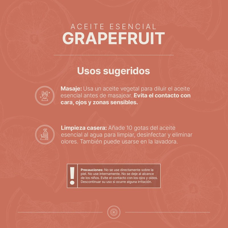Aceite Esencial con Ingredientes Puros y Naturales de 50 ml.