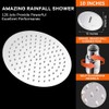 NearMoon Rain Shower Head, Ultra-Thin Design-Pressure Boosting, Awesome Some Experience,