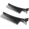 Housoutil Professional Hair Clips, 2PCS Sectioning Grip Clip with Comb,
