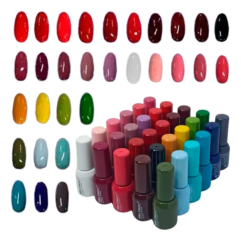 Miss Cherry Gel Esmalte Para Uñas Semipermanente Gama 30pzs