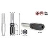 Amana Tool - 47642 Adaptador de extensión CNC de vástago