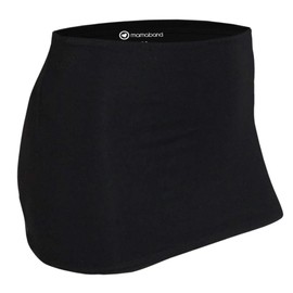 Mamaband, Kidney Warmer for Keeping Kidney and Hip Area Warm & For Pregnancy, Elastic Hip/Body Warmer and Shirt Extension Up To 3 Sizes - Black