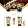 Yourelexit® Opera Glasses Binoculars Lorgnette Theater Optical Glasses Mini Compact