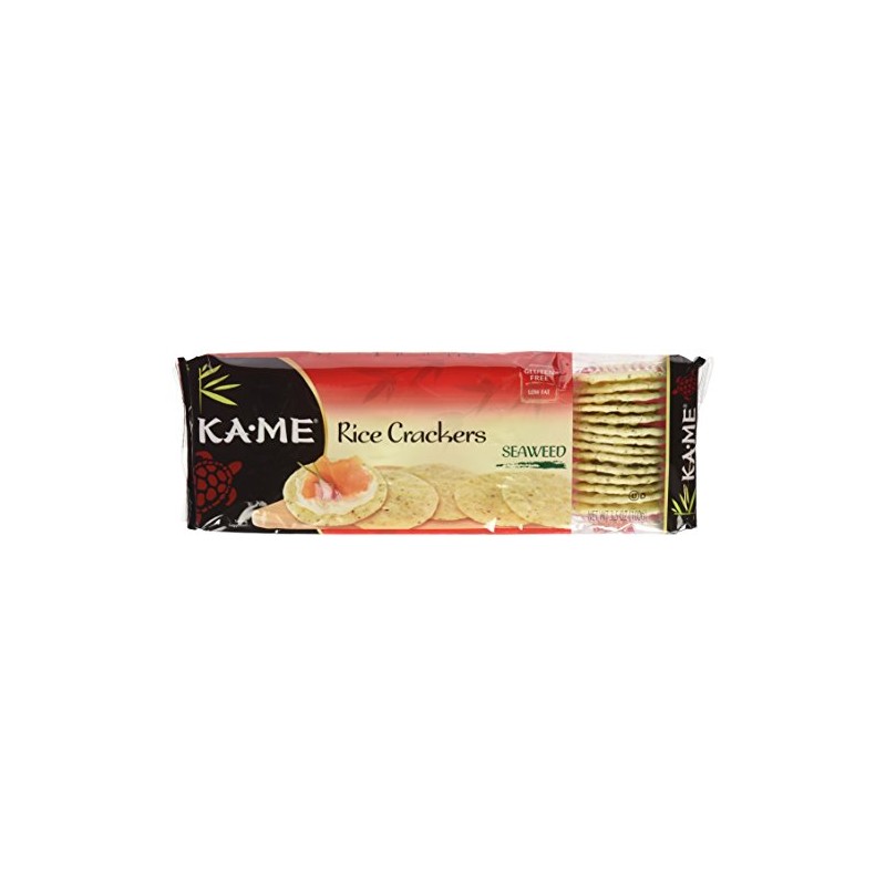 Ka-Me Rice Crackers, Seaweed, 3.5 oz