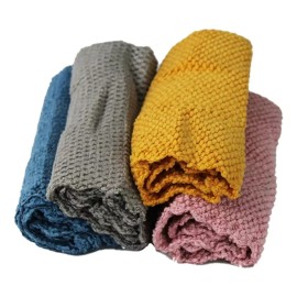 J.H. Company Set De 4 Pcs Trapo Paño Toalla Cocina Hogar Microfibra 10412