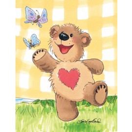 Suzy's Note Card Collection Stationery, Boof and the Butterflies - 10854