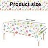 Easter Tablecloth, 137 x 274 cm, Easter Colourful Eggs Tablecloth,