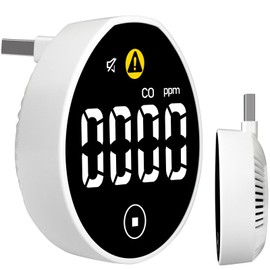 LSENLTY USB Carbon Monoxide Detector for Boat Aircraft RV, CO Detector with Alarm Function, 0-1000 PPM Detection Range Carbon Monoxide Monitor, Portable Mini Carbon Monoxide Detector for Travel Hotel