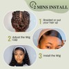 38 Inch Long Wavy Headband Wigs for Black Women Highlight