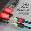 FosPower Deadbolt Banana Plugs 12 Pairs / 24 pcs, Screwless