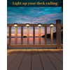 JACKYLED 16 Pack, Step Lights Waterproof LED Solar Power Outdoor