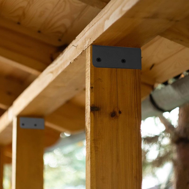 ZOBGOWE 20Pcs Deck Railing Bracket for 2x4(1.5"×3.5") Railing Metal 2x4