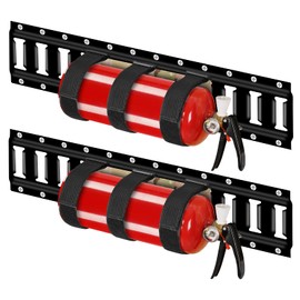 E-Track Fire Extinguisher Mount Holder for Cargo Trailer and Truck| Fire Extinguisher Mounts& Brackets up to 15 lbs|e Track Tool for Safety(Pack of 2