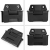 2pcs Igloo Cooler Hinges, Black Plastic Hinges Replacement with 4