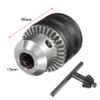 Saiper 1.5-13mm Capacity 1/2-20UNF Key Drill Chuck with Hex Shank,