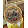 Mountain Climber Man One Day at A Time Medallion Serenity