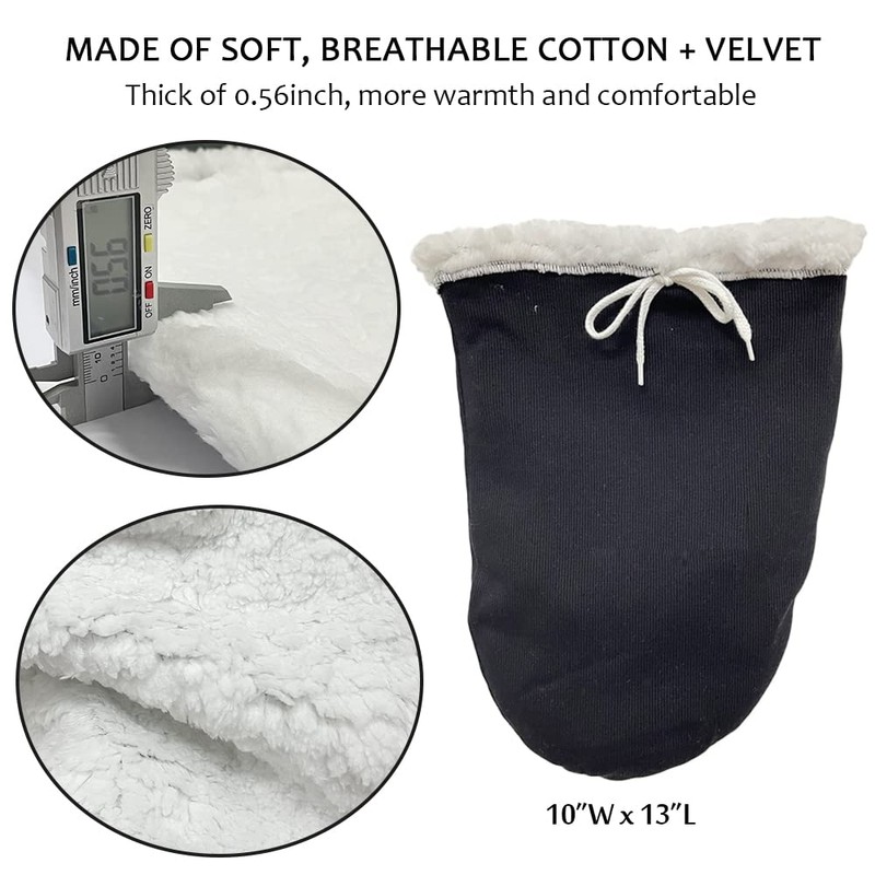 EDWERD Leg Cast Sock Cover for Knee Calf Foot Ankle