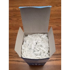Monogram 200 Count INDIVIDUALLY WRAPPED Compostable 7.75" Straight Straws - Made with PHA