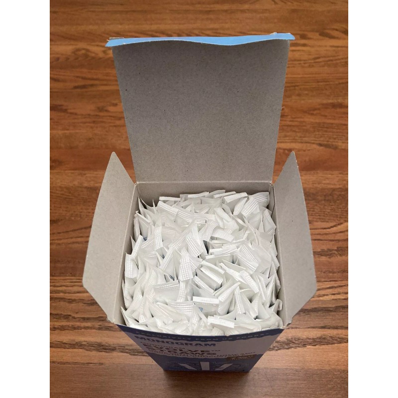 Monogram 200 Count INDIVIDUALLY WRAPPED Compostable 7.75" Straight Straws -