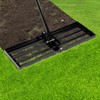 Ocean Ice Lawn Leveling Rake 30x10, 25-72" Adjustable Long Handle