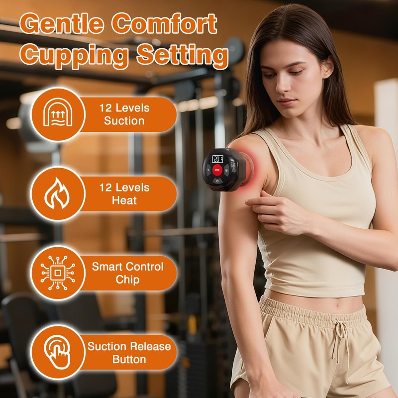 cotsoco Original 5-in-1 Cupping Kit for Massage Therapy, 20 Suction