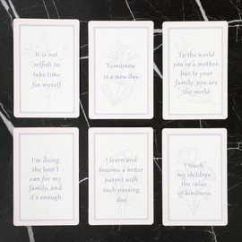 JoycuFF Mothers Day Birthday Gifts for Mom, 50 Positive Daily Affirmations for Mother, Mom Affirmation Cards