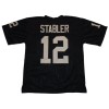 Unbranded Ken Stabler UNSIGNED CUSTOM Sewn Stitched Black Jersey -