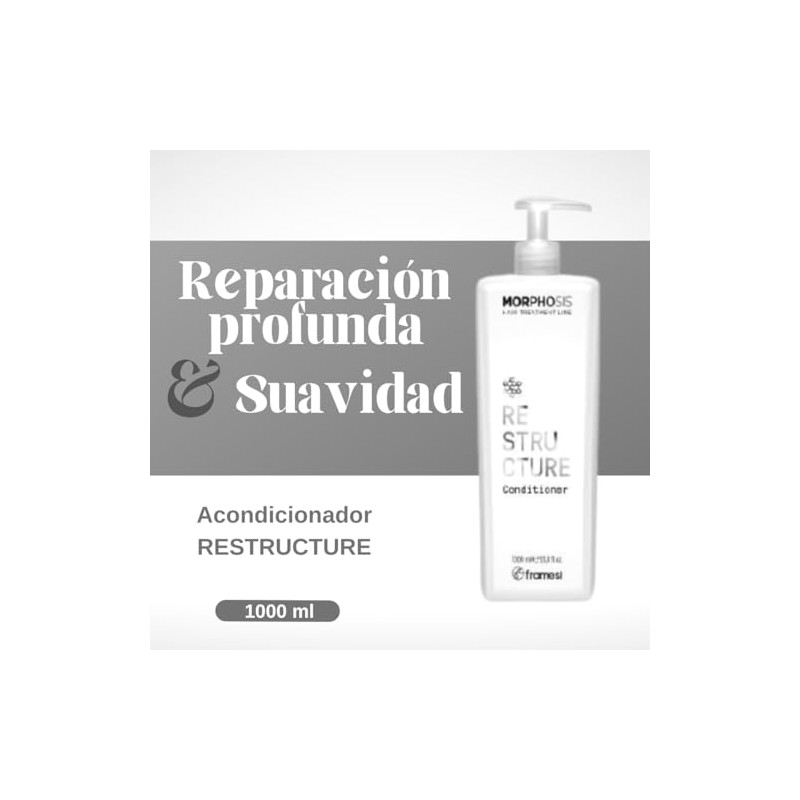 Framesi Morphosis Re-Structure Acondicionador Profesional Para Cabello Seco y Dañado