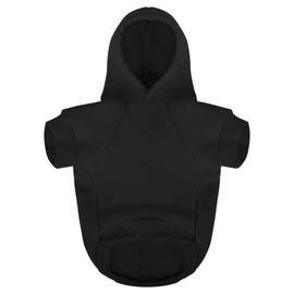 Cozy Polycotton Dog Hoodie: Snuggly, Lightweight Vest for Dogs, Featuring The Heartwarming 'I Only Love My Bed, My Mama, I'm Sorry' Slogan Print in Stylish Black X-Small