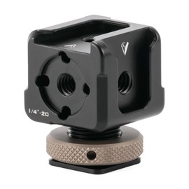 Tilta Multi-Functional Cold Shoe Mounting Bracket with Anti-slip design,Multiple Modes for Various Needs – Black TA-CMB-B