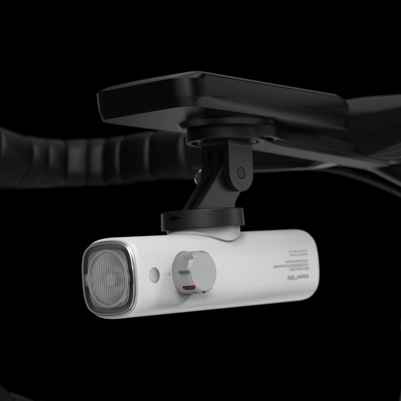 Bookman Volume 800 Rechargeable Bicycle Front Light with Replaceable Battery