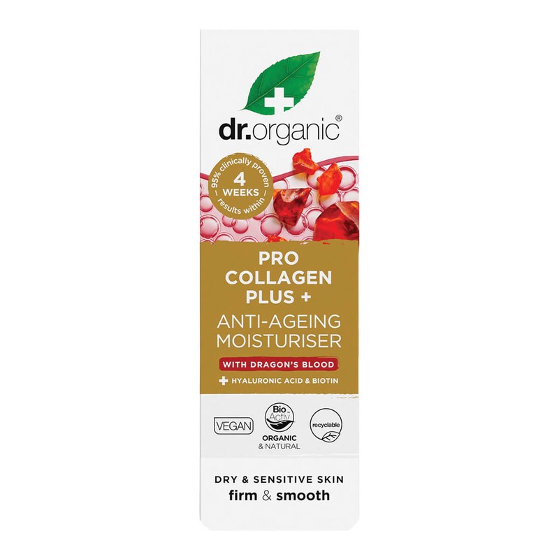 Dr Organic Pro Collagen Plus+ Anti-Ageing Moisturiser, 50ml