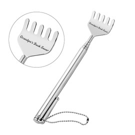 Grandpa Retirement Gifts for Papa Papaw Extendable Grandpa's Back Scratcher Backscratchers for Men Elderly Christmas Birthday Gifts for Grandpa Funny Metal Back Massage Tool