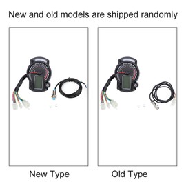 Motorbike Speedometer,Universal Digital Colorful LCD Motorcycle Speedometer Odometer Tachometer with Speed Sensor
