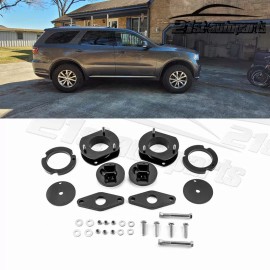 21ST Front & Rear 2.5 inch Lift Kit Fits Dodge Durango 2WD/4WD 2011-15 16 17 18 19 20